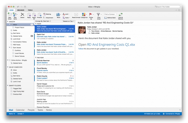 Outlook untuk Mac versi Terbaru Sudah Dirilis!