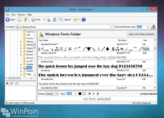 Cara Mudah Mengatur Font di Windows