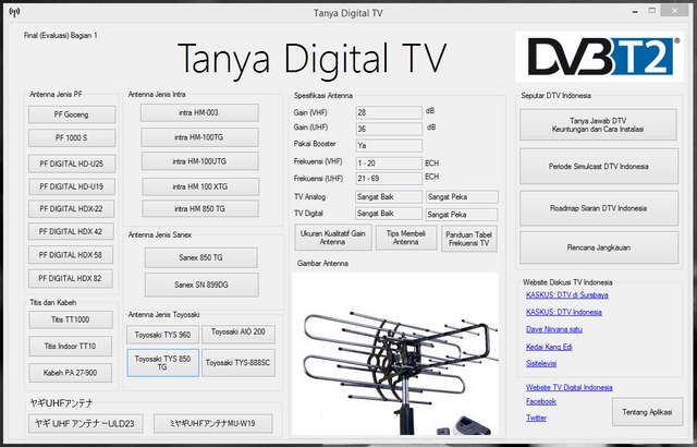 Tanya Digital TV: Aplikasi untuk Membantu Menemukan Antena TV yang Tepat