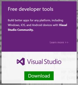 Microsoft Merilis Visual Studio Community Edition (Gratis)