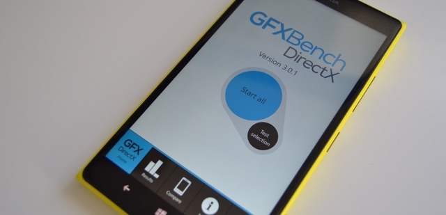 GFXBench: Aplikasi Benchmark untuk Windows Phone
