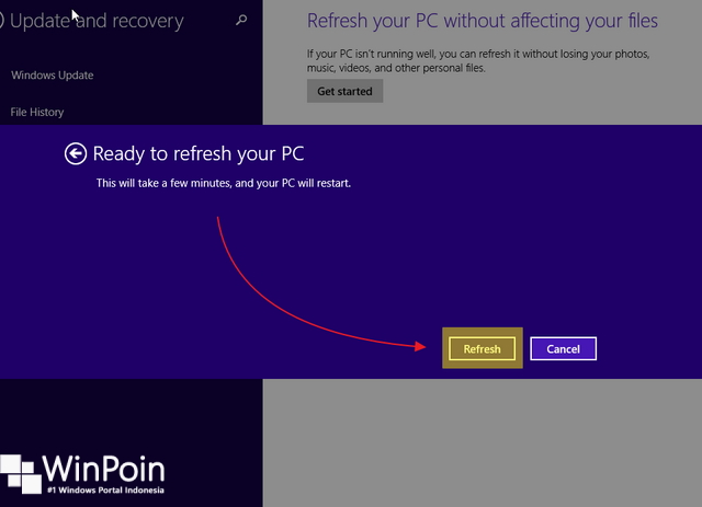Cara Memperbaiki Windows 8 / 8.1 Tanpa Install Ulang