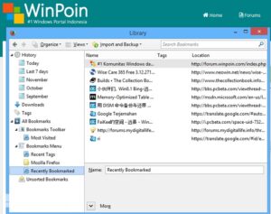 Cara Backup dan Restore Bookmark Firefox