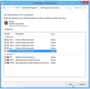 Cara Membuat Firefox menjadi Browser Default