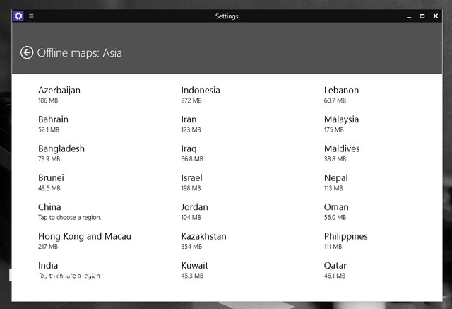 Di Windows 10 Kamu Bisa Mendownload Maps dan Mengaksesnya Offline