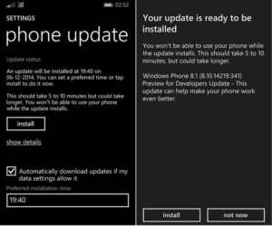 WP Build 8.10.14219.341 Memungkinkan Kamu Update Lewat SD Card