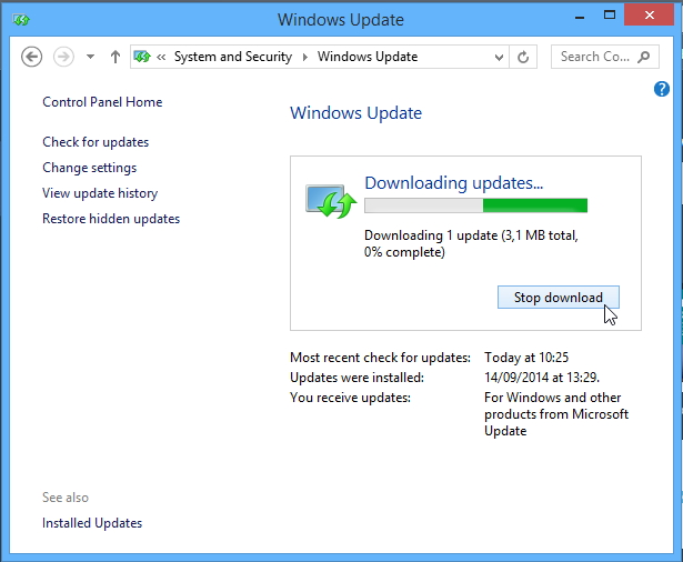 Cara Update Windows 8.1