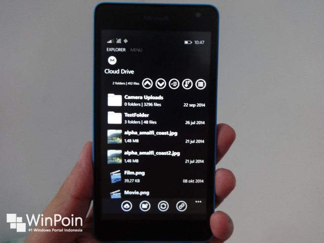 Aplikasi MEGA untuk Windows Phone Sudah Dirilis ke Publik