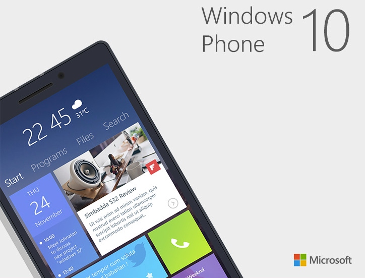 Microsoft Mempercepat Development Windows 10 for Phone