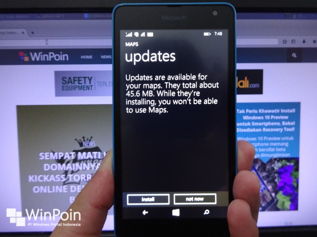 Ada Update Peta HERE Maps di Windows Phone dan Android