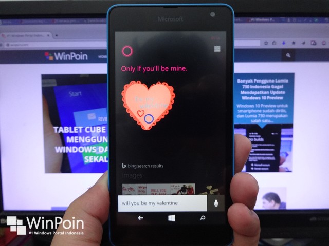 Cortana Bakal Jadi Romatis di Hari Valentine