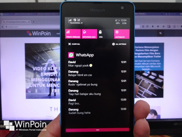 WhatsApp untuk Windows Phone Diupdate, Inilah Fitur Barunya