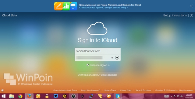 Apple Menggratiskan iWork dan iCloud untuk Pengguna Windows