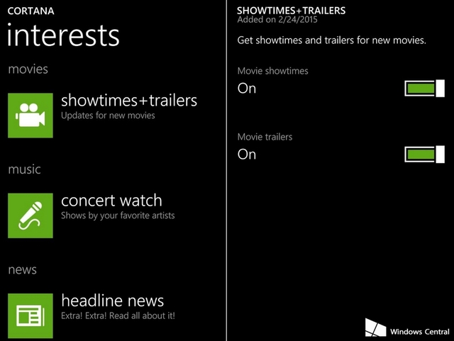 Cortana Memanjakan Pecinta Film dengan Mengabarkan Film Baru dan Menampilkan Trailer