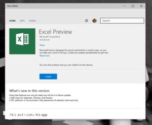 Download Microsoft Office Touch (Word, Excel, PowerPoint) untuk Windows 10!