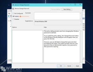 Cara Mencegah User Mengganti Password di Windows