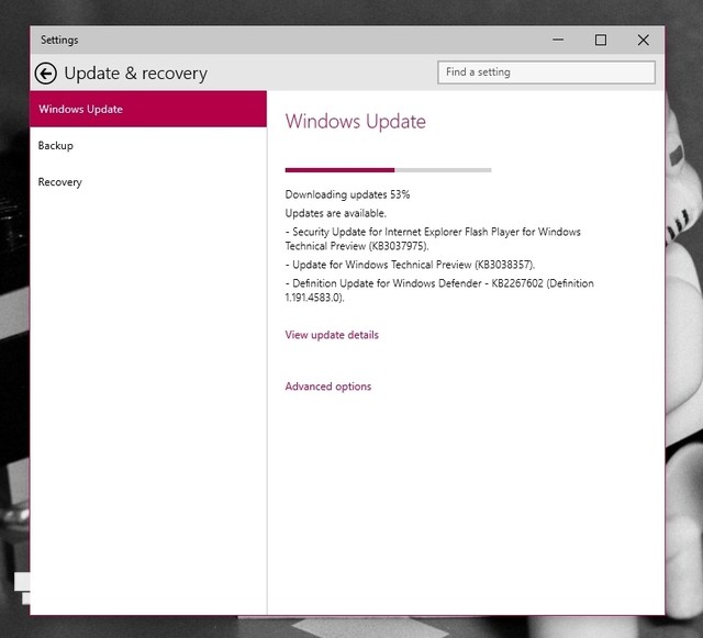 Microsoft Merilis Patch Update untuk Windows 10 Preview