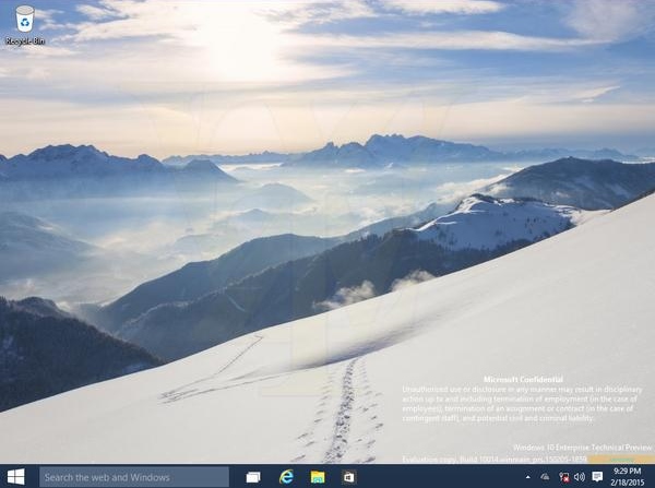 Inilah Screenshot Windows 10 Build 10014 dan 10022 yang Bocor ke Publik