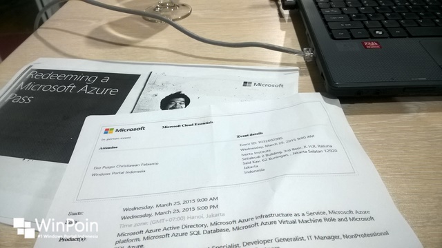 WinPoin di Microsoft CloudCamp & DevCamp Jakarta