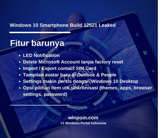 Inilah Tampilan Windows 10 Smartphone Build 12521 -- Leaked