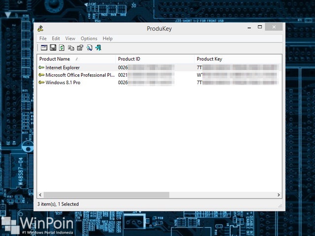 Cara Melihat Product Key Windows atau Office yang Hilang