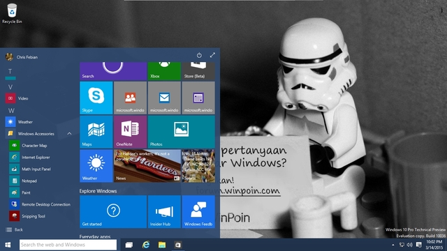 Review Eksklusif Windows 10 Build 10036 -- Inilah Detail Fitur & Tampilannya