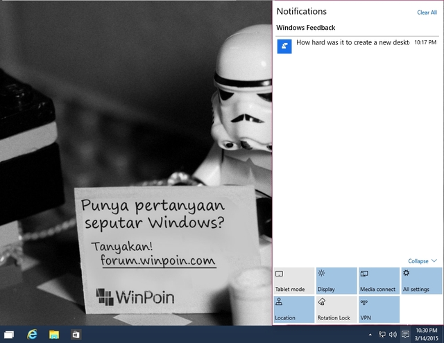 Review Eksklusif Windows 10 Build 10036 -- Inilah Detail Fitur & Tampilannya