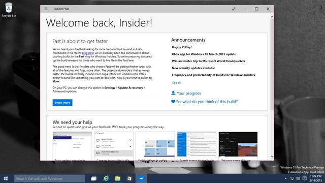 Review Eksklusif Windows 10 Build 10036 -- Inilah Detail Fitur & Tampilannya