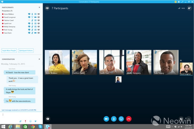 Seperti Inilah Tampilan Skype for Business