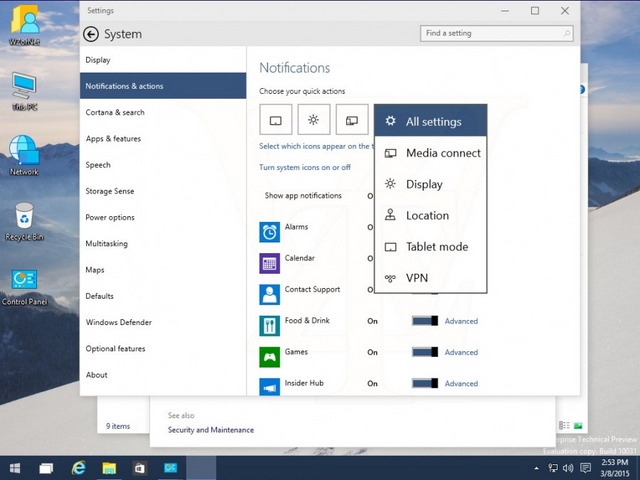 Tampilan Windows 10 Build 10031 Bermunculan Lagi -- Kini Lebih Lengkap dan Detail