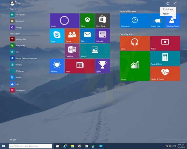 Inilah Tampilan Windows 10 Build 10031 yang Bocor ke Publik