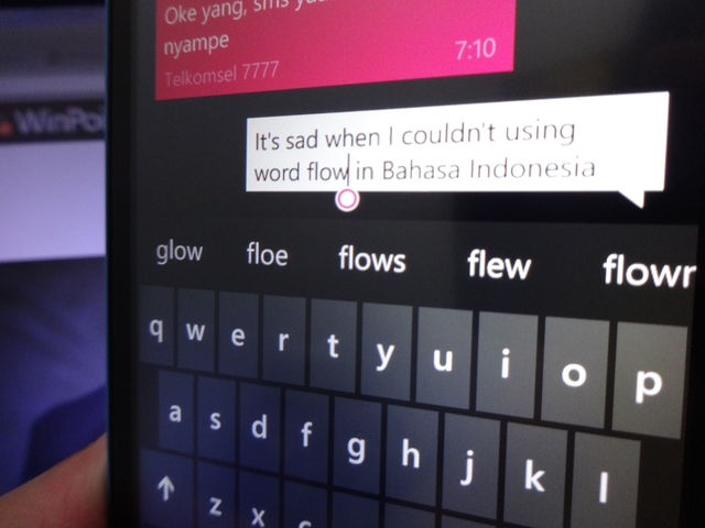 Word Flow Indonesia -- Fitur yang Paling Saya Nantikan Hadir di Windows Phone