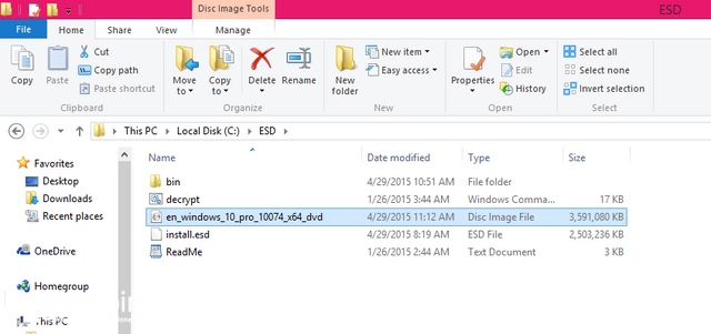 Cara Menconvert File ESD Windows 10 Menjadi File ISO