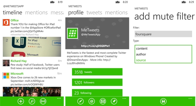 Twitter Client Populer - MeTweets Gratis Untuk Waktu Terbatas