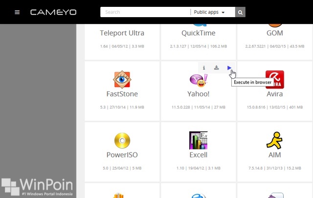 Review Cameyo - Jalankan Aplikasi Desktop di Browser