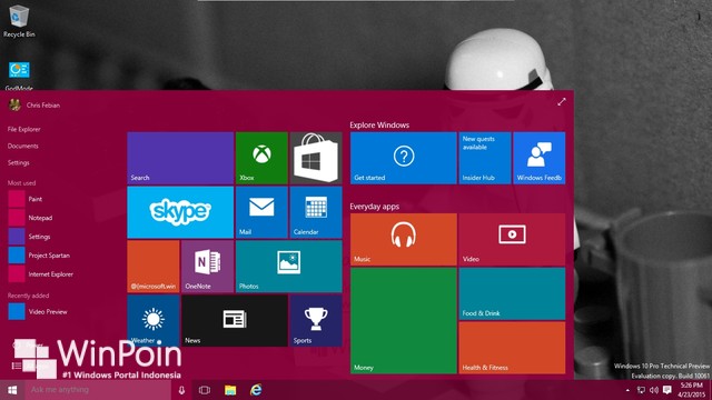 Inilah Tampilan dan Fitur Baru Windows 10 Build 10061 (Review)