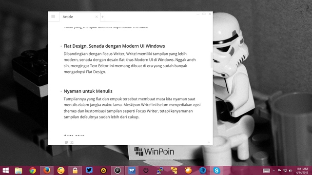 Write!: Teks Editor Windows Terbaik untuk Blogger dan Penulis