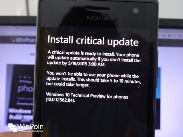 Cara Install Windows 10 Mobile Preview Build 10080