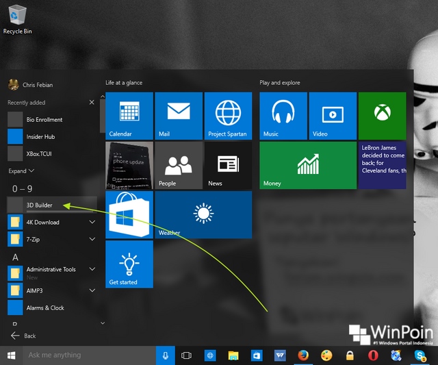 Inilah Beberapa Hal Baru yang Ada di Windows 10 Build 10122