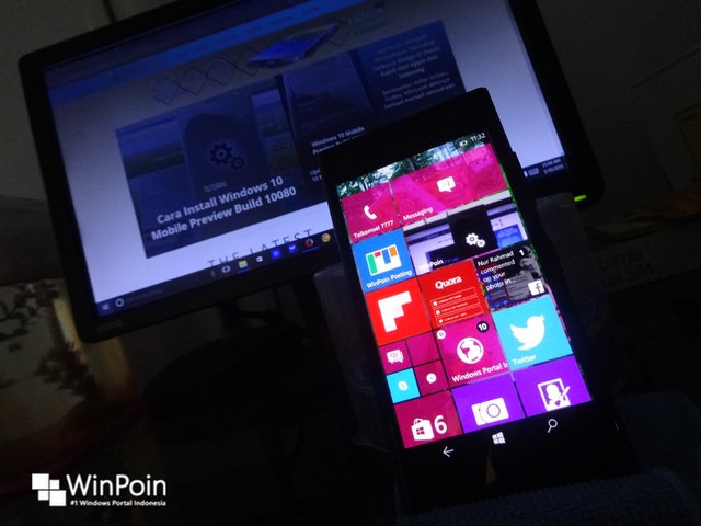 Screenshot Windows Mobile Build 10134 yang Belum Dirilis Telah Bocor