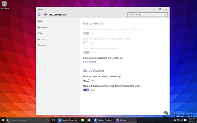 Inilah Tampilan Windows 10 Build 10114 yang Lagi-Lagi Mendapat Banyak Polesan UI