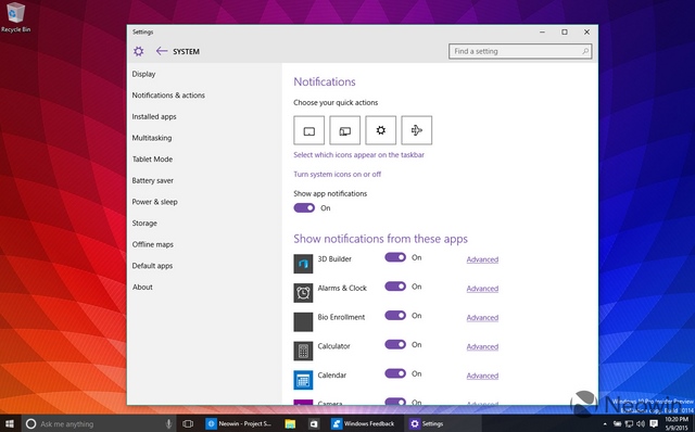 Inilah Tampilan Windows 10 Build 10114 yang Lagi-Lagi Mendapat Banyak Polesan UI