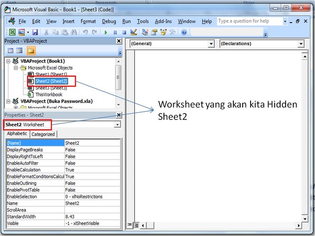 Mengenal Fungsi Hidden pada Microsoft Excel