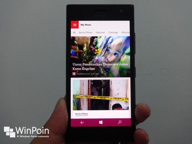 Pengalaman Saya Menggunakan Windows 10 Mobile Build 10149 di Lumia 730