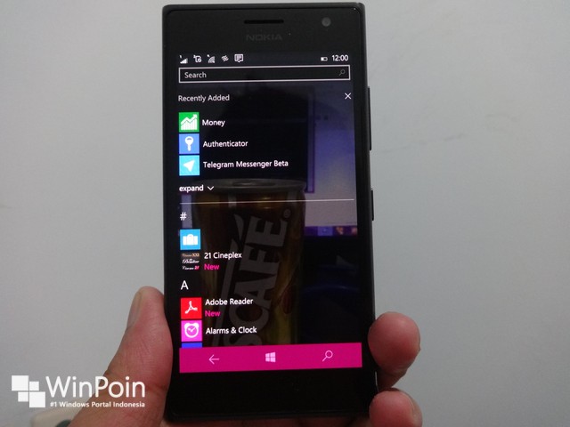 Pengalaman Saya Menggunakan Windows 10 Mobile Build 10149 di Lumia 730