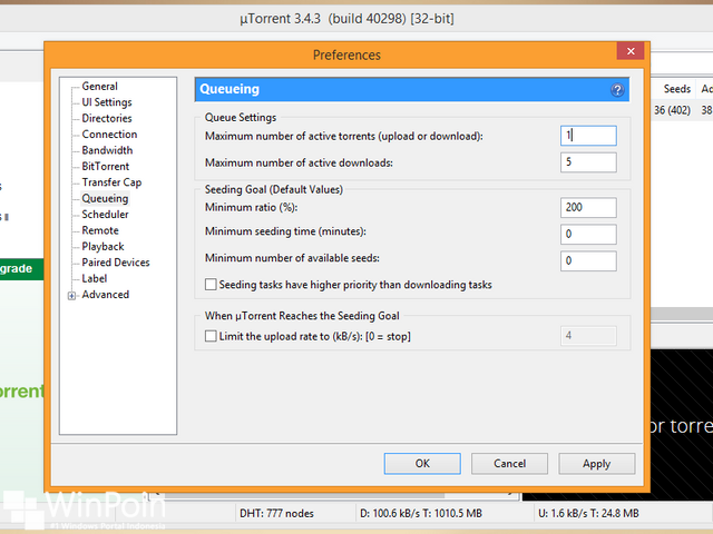 Cara Setting Torrent Client Supaya Cepat