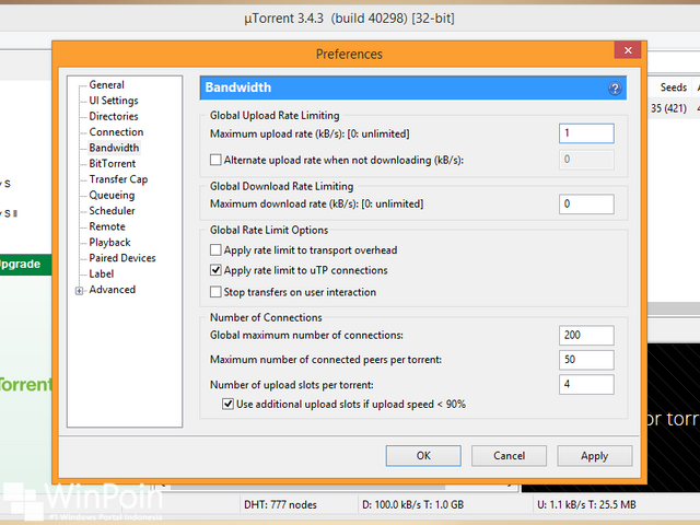 Cara Setting Torrent Client Supaya Cepat