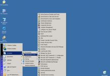 Tampilan Windows server 2003