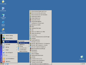 Tampilan Windows server 2003