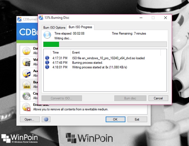 Cara Burning dan Membuat DVD Windows 10 Bootable dari File ISO